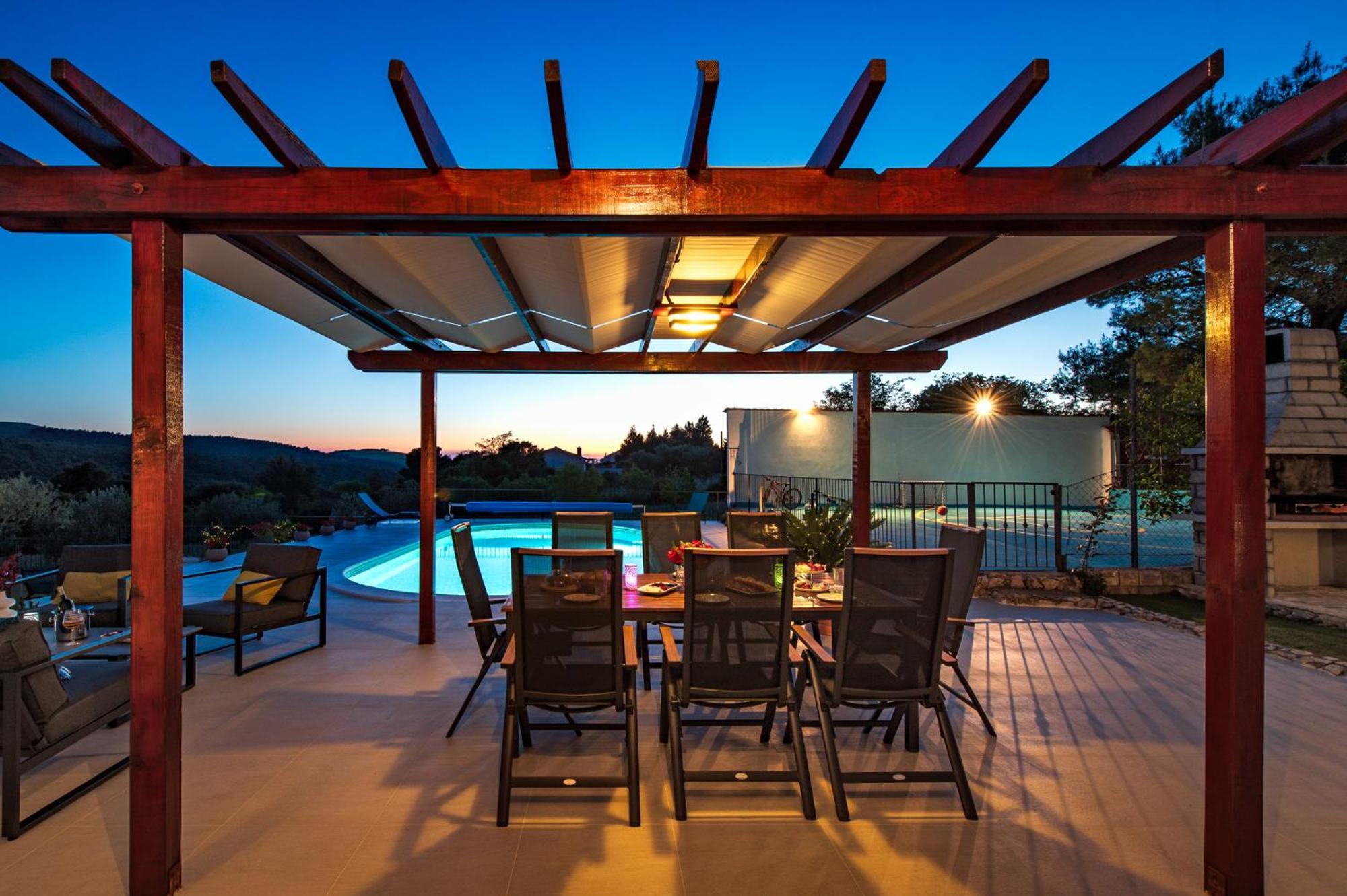 Villa Plenca - Heated Pool ! Sibenik Bagian luar foto