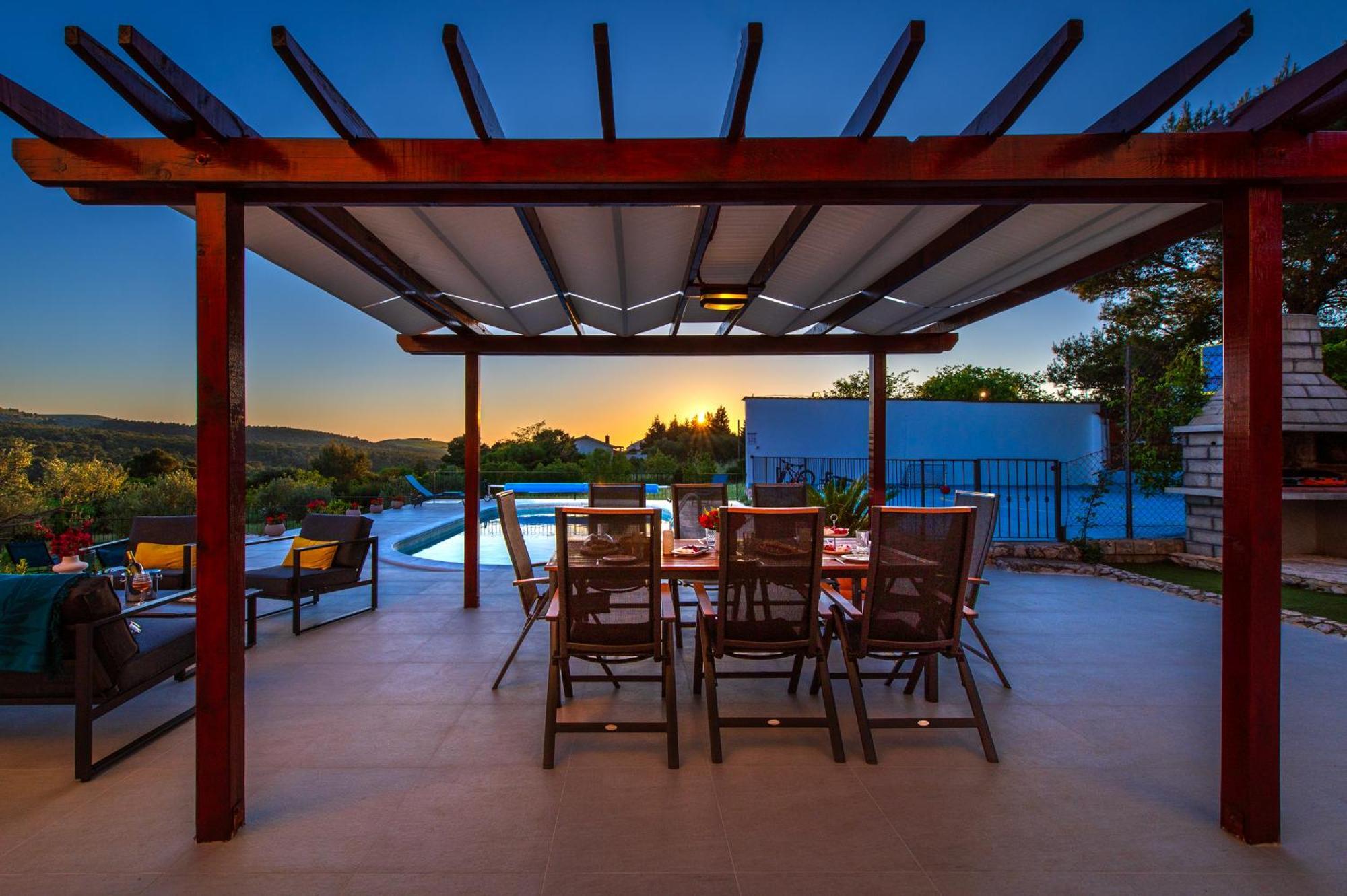 Villa Plenca - Heated Pool ! Sibenik Bagian luar foto
